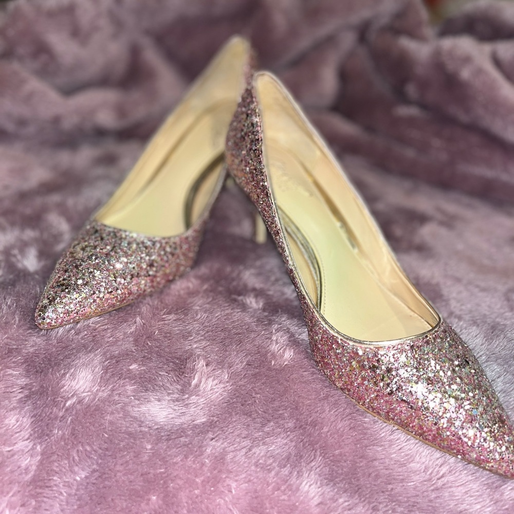 Jewel by Badgley Mischka Sparkle Sequin Heels